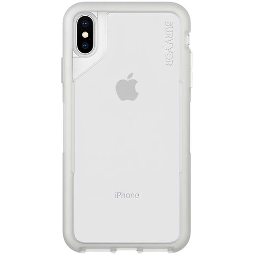 Griffin Tanek ovitek iPhone Xs Max odporen na udarce Qi prosojen, Prozorna, (5000275423) Slike