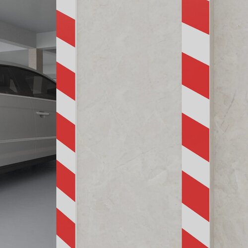 VidaXL Zidne za&amp;scaron;tite 6 kom crveno-bijele 50 x 20 x 2 cm od pjene EVA Slike