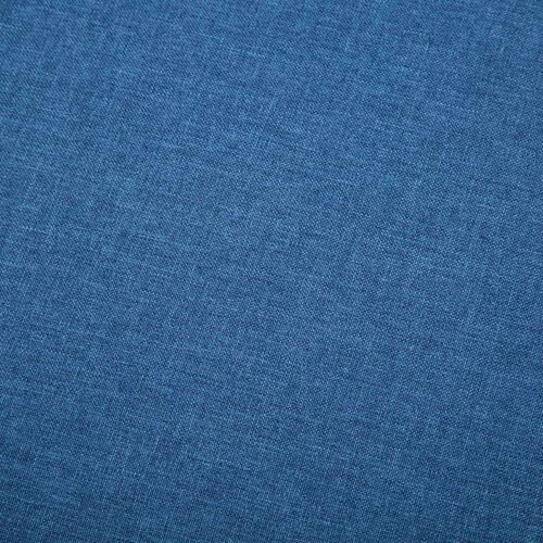 vidaXL Kavč trosed z oblogo iz blaga 172x70x82 cm modre barve Cene