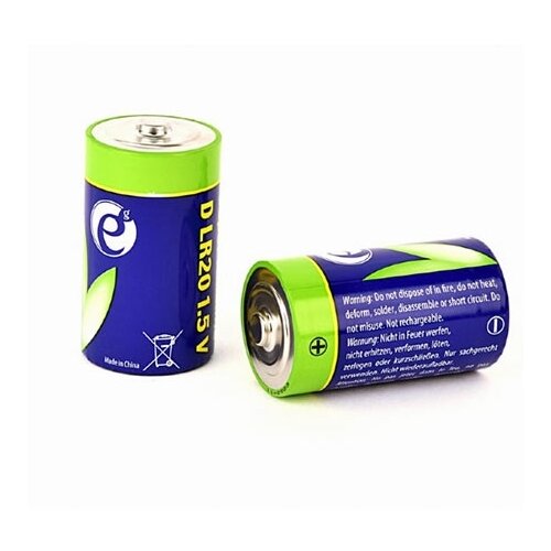Gembird alkalna baterija D-cell LR20 1.5V, 2kom, EG-BA-LR20-01 Slike