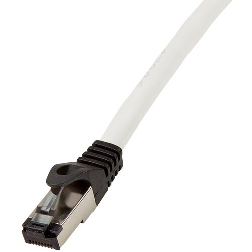 Logilink CQ8053S RJ45 omrežni kabel\, Patch kabel CAT 8.1 S/FTP 2.00 m črna brez halogena 1 kos, (20419504) Cene