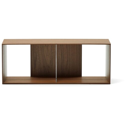 Kave Home Sistem modularnih polic v orehovem dekorju v naravni barvi 101x38 cm Litto – Cene