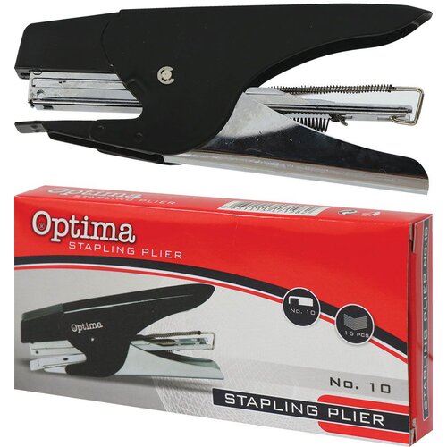 Optima Klamerica klije&amp;scaron;ta crna DXY-919A No.10 12L 22100 Slike