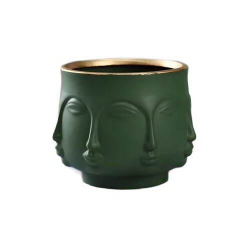 WALLXPERT decorative pot zelena saksija CY0392 Slike