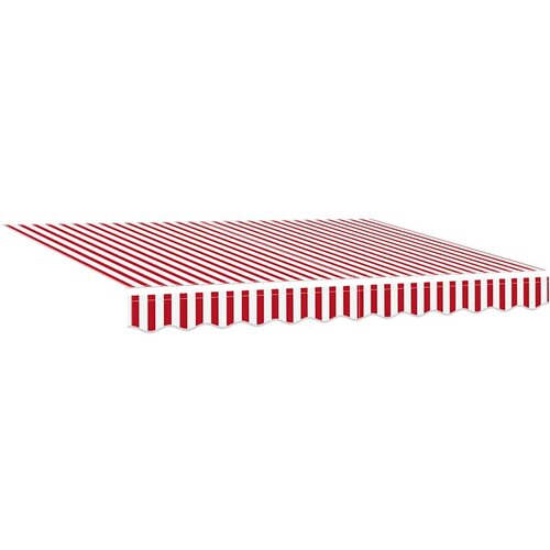 VidaXL Nadomestno platno za tendo Rdeča in bela 350 x 200 cm Platno, (5000045879) Slike
