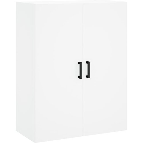  Visoka komoda bijela 69,5x34x180 cm konstruirano drvo Slike