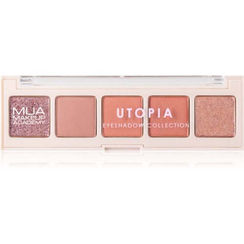 MUA Makeup Academy Professional 5 Shade Palette paleta senčil za oči odtenek Utopia 3,8 g Slike