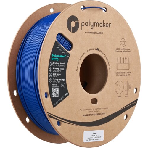 Polymaker PETG Blue - 1,75 mm / 1000 g Slike