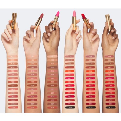 Gucci Beauty Rouge &amp;agrave; L&amp;egrave;vres Satin Lipstick satenasta &amp;scaron;minka odtenek 506 Louisa Red 3.5 g Slike