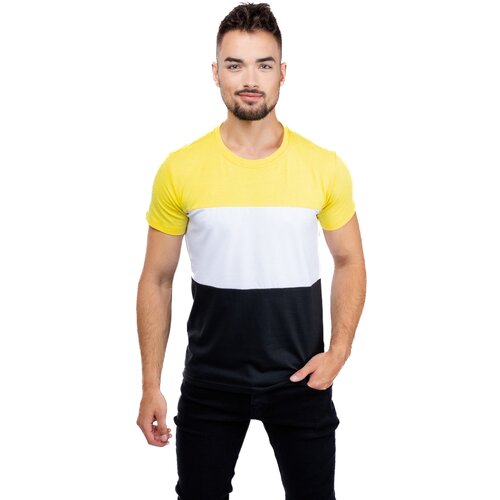 Glano Man T-shirt - yellow Slike