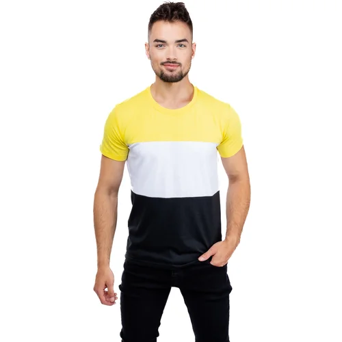 Glano Man T-shirt - yellow