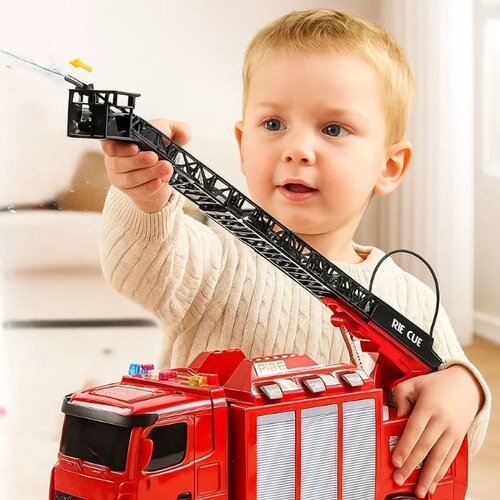 Smania FireFighterz&trade; vatrogasni kamion sa jedinicom vatrogasaca i prskalicom za vodu Cene