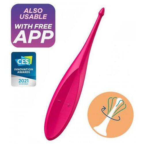 Satisfyer Vibrators Vibrator Satisfyer Twirling Fun Magenta Slike