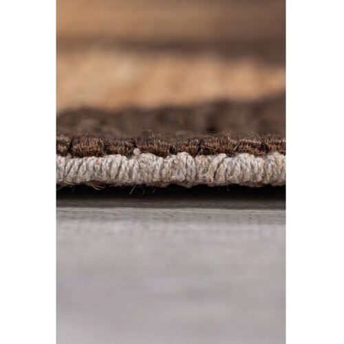 Flair Rugs Rjav/v naravni barvi ročno tkan tekač iz me&amp;scaron;anice jute 60x230 cm Effie Diamond &amp;ndash; Slike