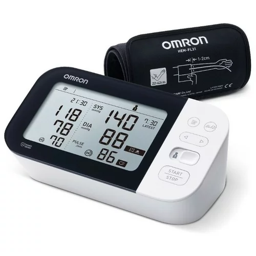 Omron avtomatski nadlaktni merilnik krvnega tlaka M7 Intelli IT HEM-7361T-EBKT-E