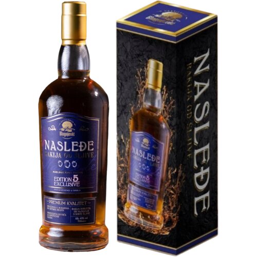 Blagojević Rakija Nasleđe &Scaron;ljiva 5 45% vol, 700ml BOX Cene