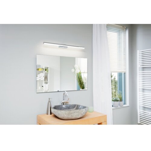 Eglo vadumi zidna/1, led, 14w, 1700lm, d780, ip44, hrom/bela QV3XKR3 Slike