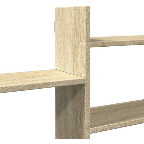  Zidna polica boja hrasta sonome 167,5x18x68cm konstruirano drva Slike