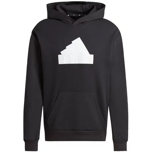 ADIDAS SPORTSWEAR Sportska sweater majica 'Future Icons' crna / bijela