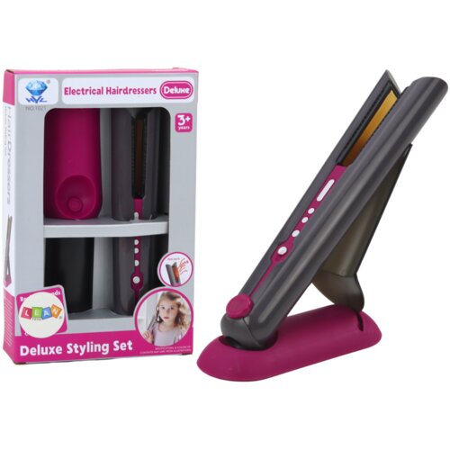 Hair Straightener Toy Stand Lights Sounds Slike