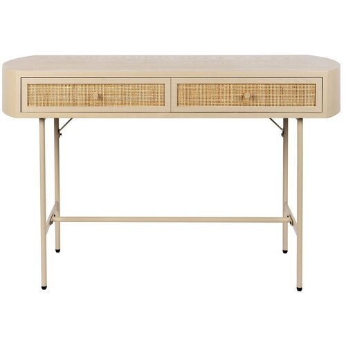 White Label Bež stranska mizica 40x120 cm Amaya – Cene