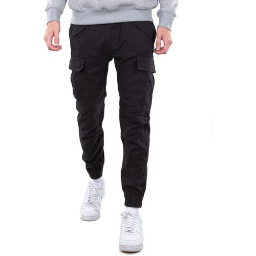 Alpha Industries Pamučne hlače Airman Pant boja: crna, 188201.03-black Slike