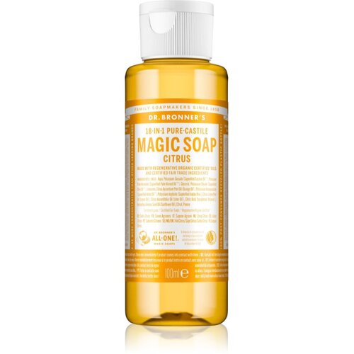 DR. BRONNER&amp;#039;S Citrus tekoče univerzalno milo 100 ml Slike