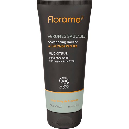 Florame HOMME 2u1 gel za tu&amp;scaron;iranje i &amp;scaron;ampon za kosu - Wild Citrus Slike