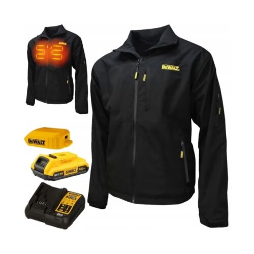 Dewalt DCHJ090BD1 Soft-Shell jakna sa grejačima, 1x2.0Ah, sa adapterom ( DCHJ090BD1-M ) Slike