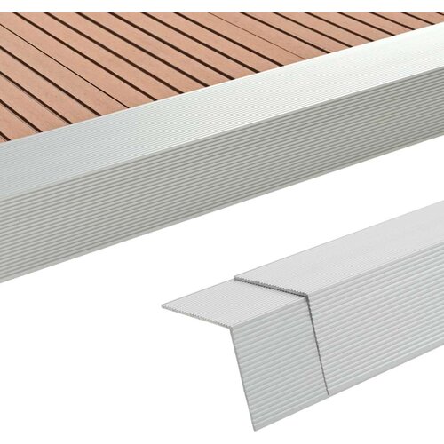  Kutni profili za trijemove od aluminija 5 kom 170 cm srebrni Cijene