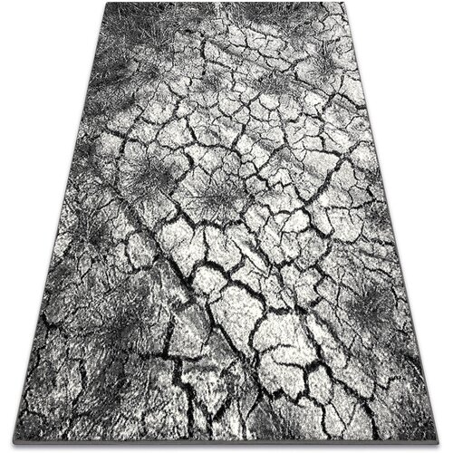 RugsX Preproge Preproga KARMEL Terra razpokana tla siva 160x220 cm Siva Cene