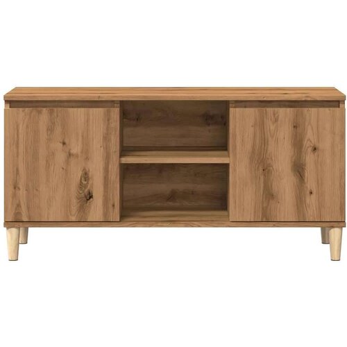 vidaXL TV omarica artisan hrast 102x35x50 cm inženirski les Cene