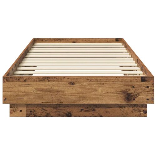  Okvir za krevet s LED svjetlom Staro drvo 80 x 200 cm - Staro drvo 80 x 200 cm Slike