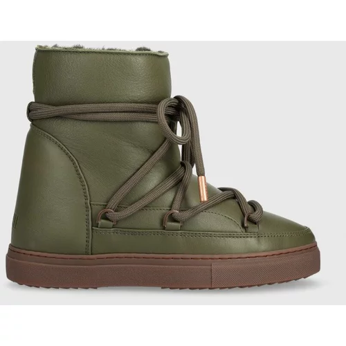Inuikii Kožne cipele za snijeg Full Leather Wedge boja: zelena, 75203-087