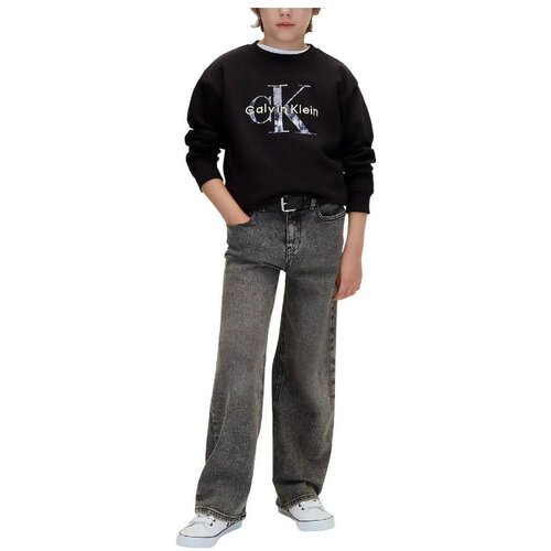 Calvin Klein Jeans Puloverji LVCKFJB35B BEH Črna Slike
