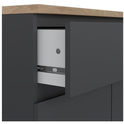 Tvilum Temno siva komoda 80x100x40 cm Naia &amp;ndash; Slike