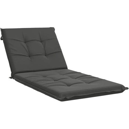  Jastučić za ležaljku GEMERT 100% poliester Antracit - Antracit 190 x 70 x 9 cm Poliester Slike