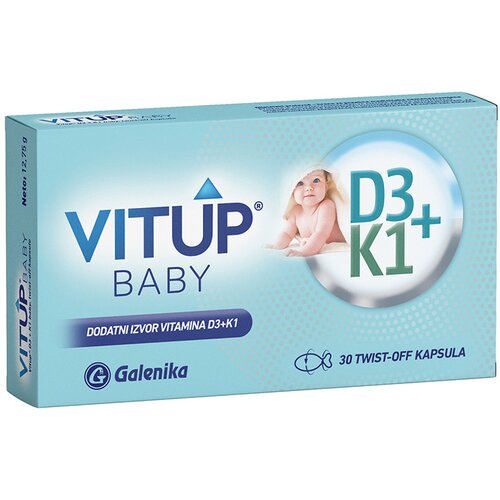 GALENIKA AD-GAL VitUp® baby D3 + K1 twist off kaps. 30kom Cene