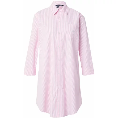 Polo Ralph Lauren Spavaćica košulja roza / bijela