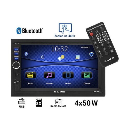 Blow avtoradio AVH9810 78-219 MP5 / 2DIN / lcd 7 / rds, touch Cene