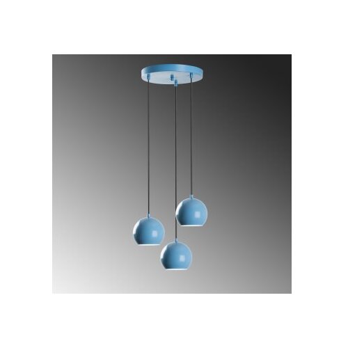 Opviq Luster Top-15-241-1, 45-111cm, O45 cm, 3xE27, Plavi Cijene