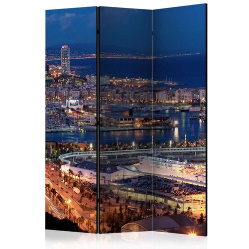  Paravan u 3 dijela - Illuminated Barcelona [Room Dividers] 135x172 Slike