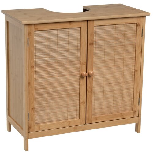 Casa Selección Bambusova omarica za pod umivalnik v naravni barvi 63x60 cm – Cene