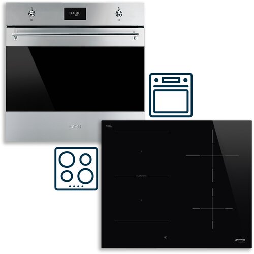 Smeg ugradbeni set ploča SI1M4644D + pećnica SFP6301TVX (SET 2) Cene