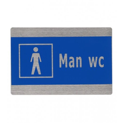 Master Naljepnica za WC mu&amp;scaron;ki metalna 1214320 Slike
