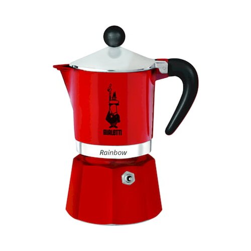 Bialetti Espresso kuhalnik Rainbow &amp;quot;3 skodelice&amp;quot; - Rdeča Slike