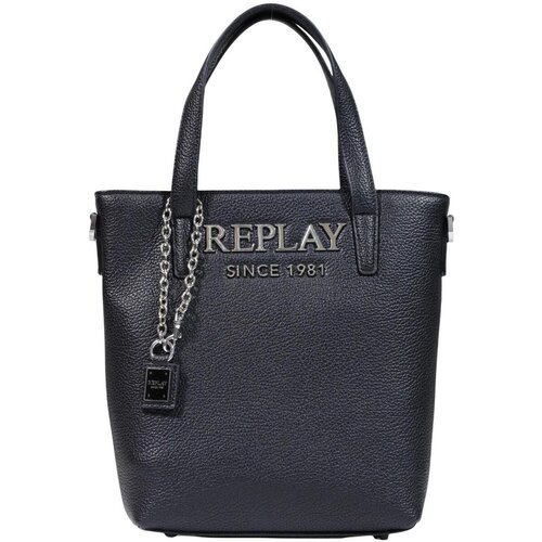 Replay Torbe HAMMERED SYNTHETIC FW019V.000.A7243S Črna Slike