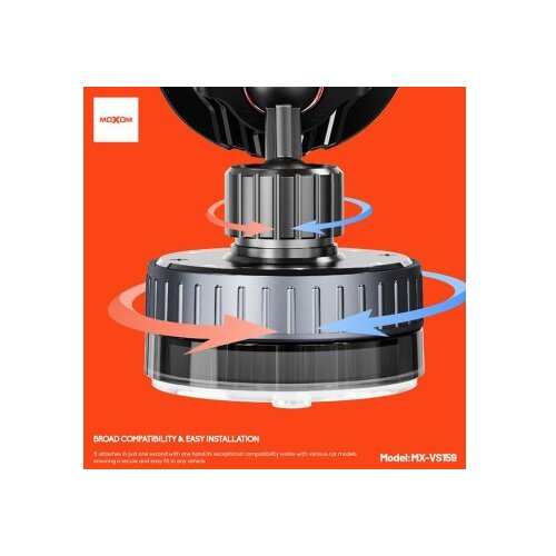 Moxom mx-vs159 magnet i vakum crni Drzac za mobilni telefon ( D2069 ) Slike