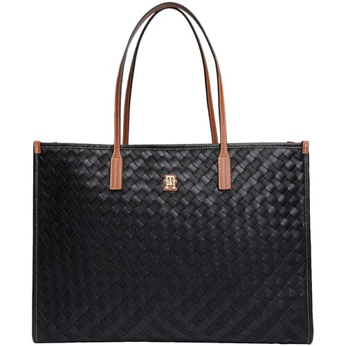 Tommy Hilfiger Nakupovalne torbe Th City Tote Črna Slike