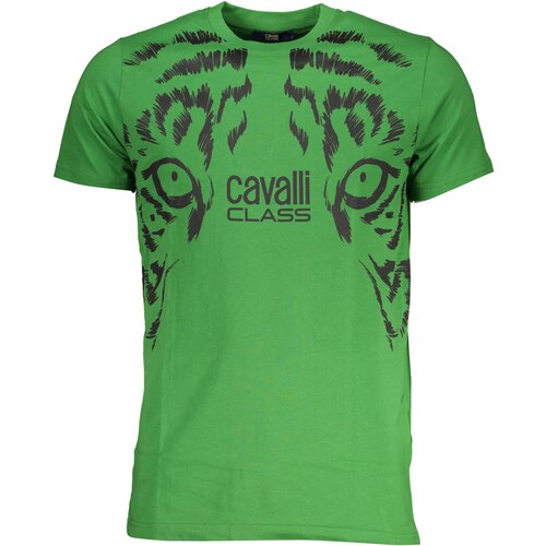 Cavalli Class GREEN MEN&#39;S SHORT SLEEVED T-SHIRT Cene